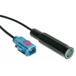 Переходник антенный ISO ANT-18 "FAKRA" обратка/ Audi, BMW, Citroën, Mercedes, Opel, Peugeot, Renault, Seat, Skoda, VW, KIA 
